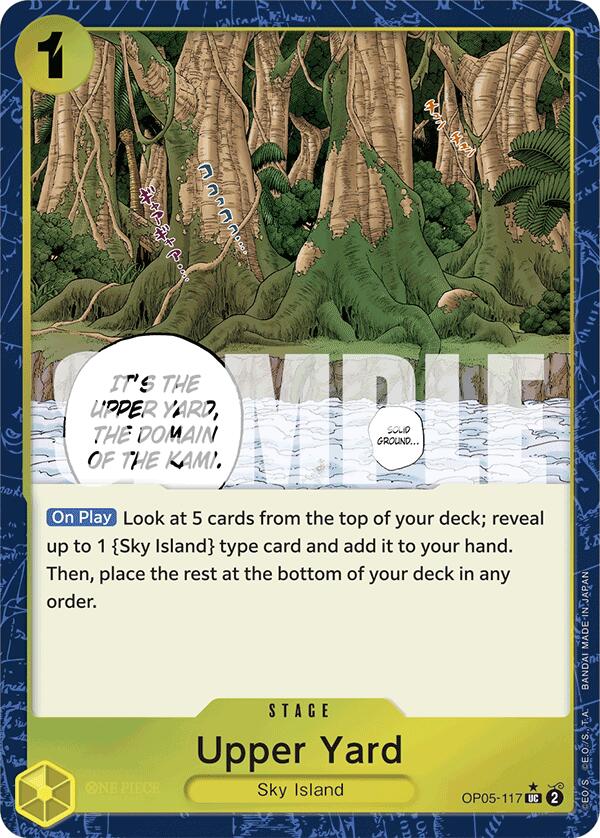 Upper Yard (Textured Foil) (OP05-117) - [Premium Booster -The Best-] Foil - Trinity Hobby