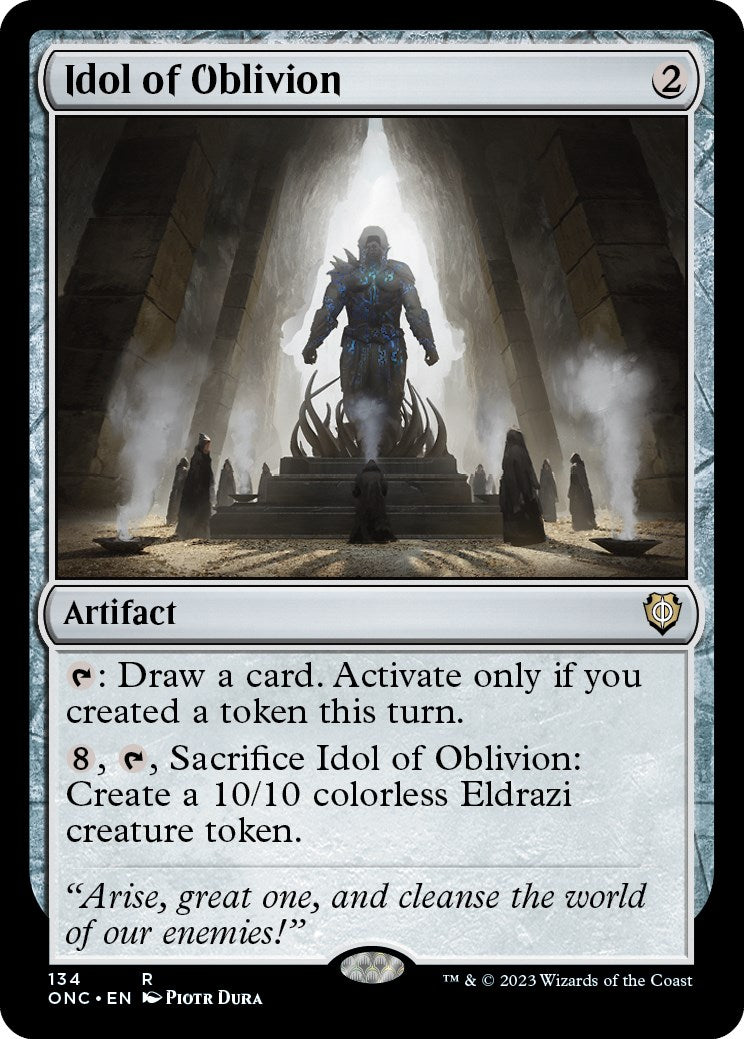 Idol of Oblivion [Phyrexia: All Will Be One Commander] - Trinity Hobby