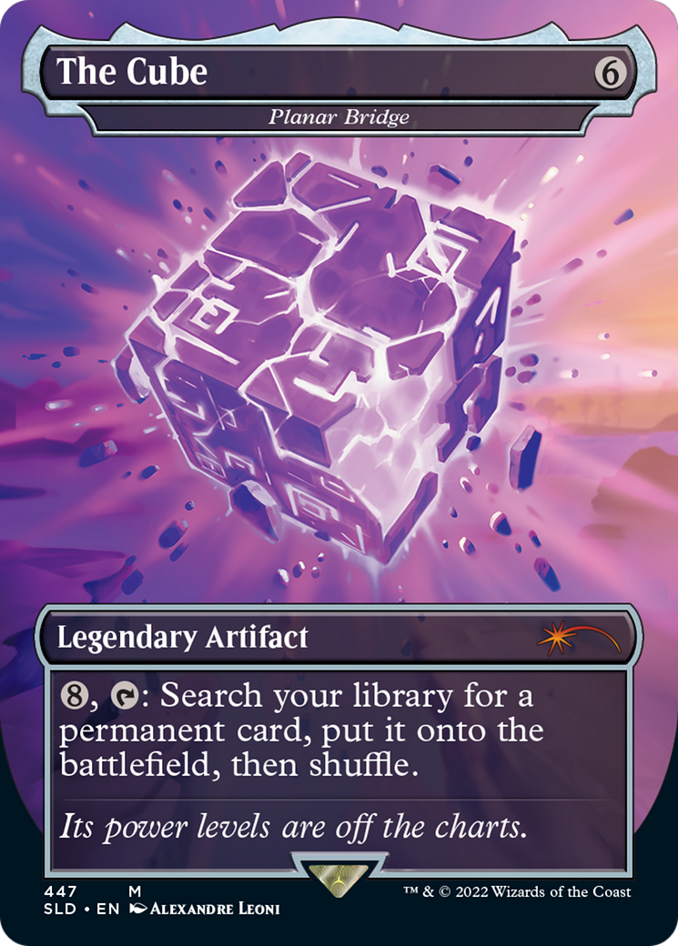 Planar Bridge (SLD-447) - [Secret Lair Drop] / The Cube (Borderless) Foil - Trinity Hobby