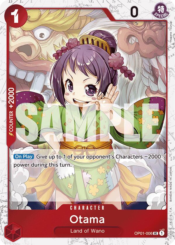 Otama (Jolly Roger Foil) (OP01-006) - [Premium Booster -The Best-] Foil - Trinity Hobby