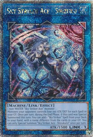 Sky Striker Ace - Shizuku (Alternate Art) (Quarter Century Secret Rare) [RA03-EN043] Quarter Century Secret Rare - Trinity Hobby