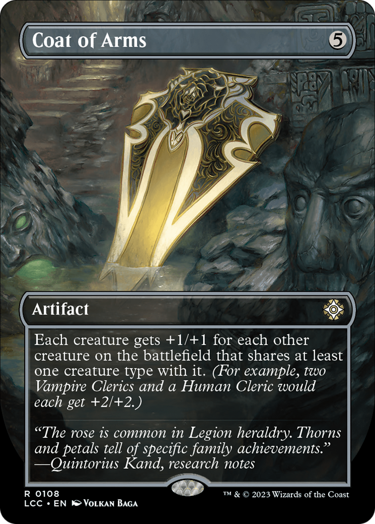 Coat of Arms (Borderless) [The Lost Caverns of Ixalan Commander] - Trinity Hobby