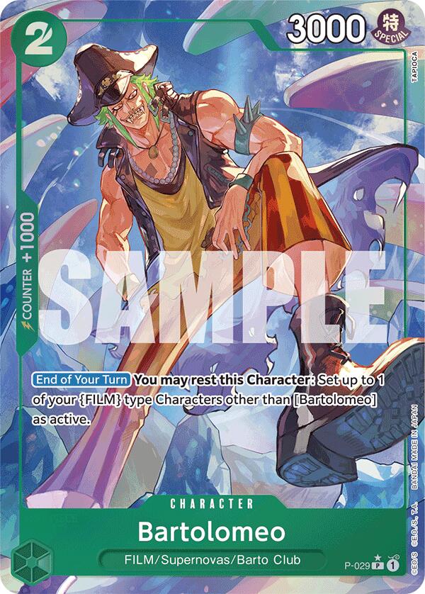 Bartolomeo (P-029) (Full Art) (P-029) - [Premium Booster -The Best-] Foil - Trinity Hobby