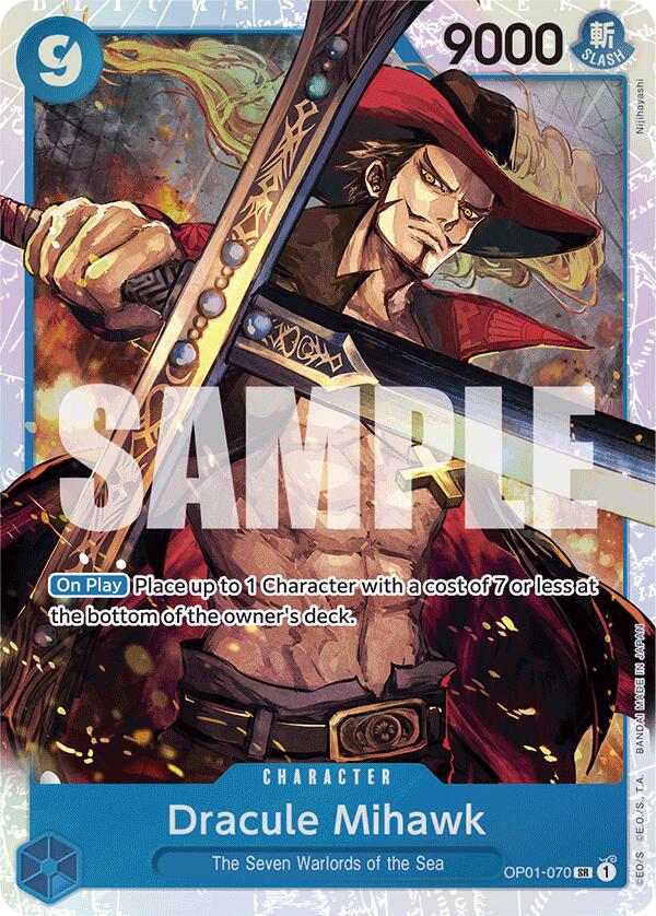 Dracule Mihawk (OP01-070) (Reprint) (OP01-070) - [Premium Booster -The Best-] Foil - Trinity Hobby