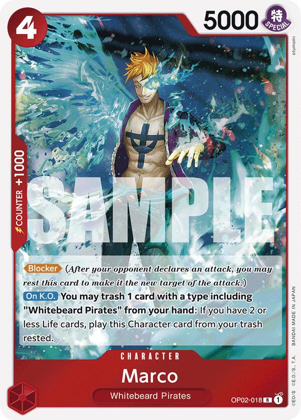 Marco (Reprint) (OP02-018) - [Premium Booster -The Best-] Foil - Trinity Hobby