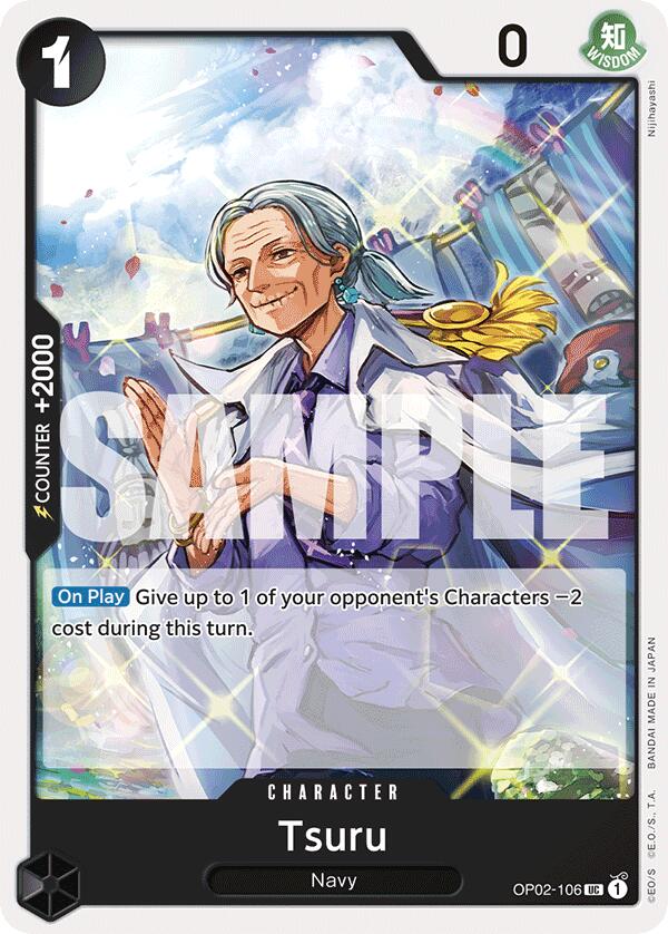 Tsuru (Reprint) (OP02-106) - [Premium Booster -The Best-] - Trinity Hobby