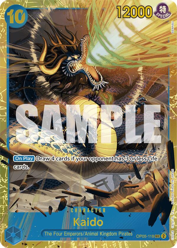 Kaido (OP05-118) (Reprint) (OP05-118) - [Premium Booster -The Best-] Foil - Trinity Hobby