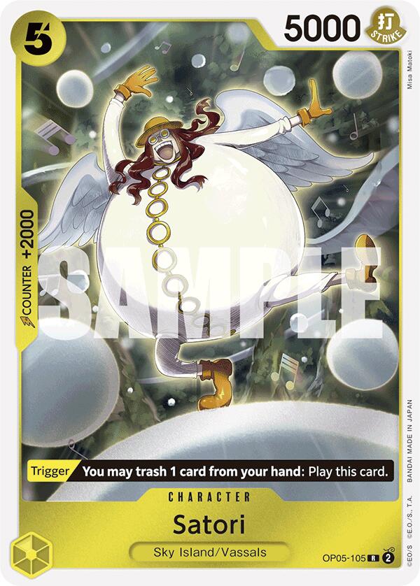 Satori (Reprint) (OP05-105) - [Premium Booster -The Best-] Foil - Trinity Hobby