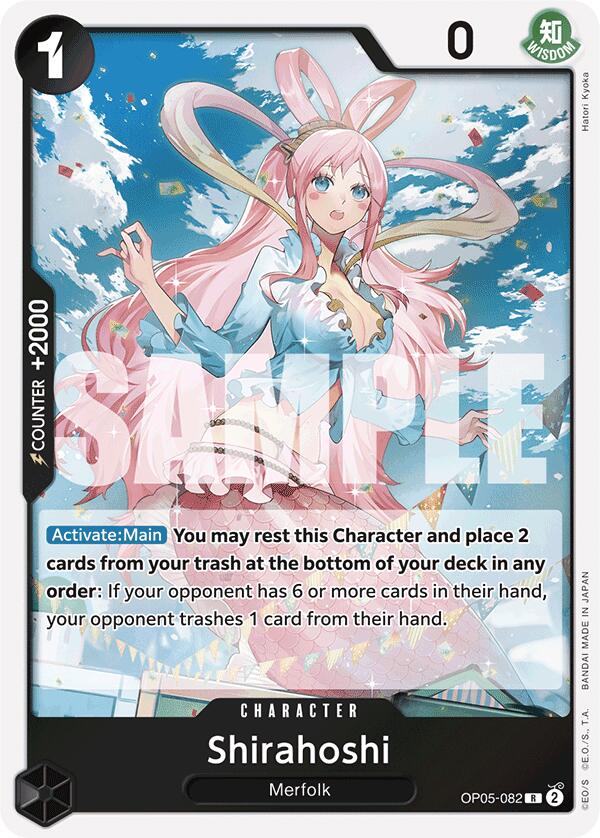 Shirahoshi (OP05-082) (Reprint) (OP05-082) - [Premium Booster -The Best-] Foil - Trinity Hobby