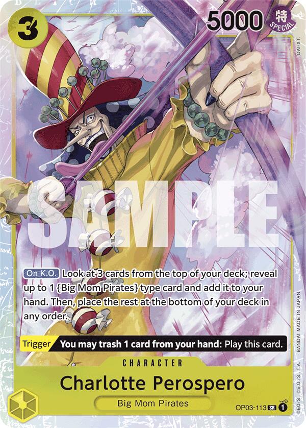 Charlotte Perospero (Reprint) (OP03-113) - [Premium Booster -The Best-] Foil - Trinity Hobby