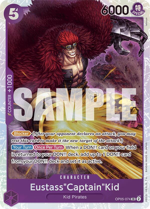 Eustass"Captain"Kid (Reprint) (OP05-074) - [Premium Booster -The Best-] Foil - Trinity Hobby
