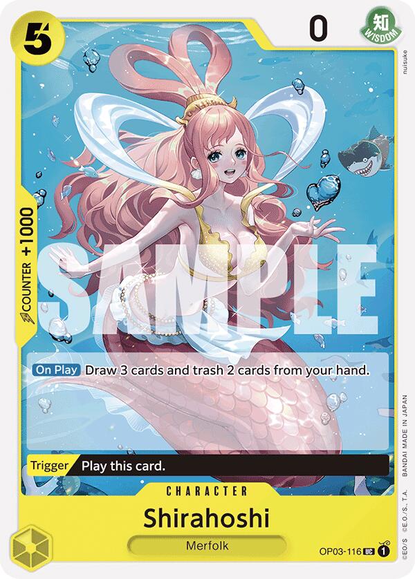Shirahoshi (OP03-116) (Reprint) (OP03-116) - [Premium Booster -The Best-] - Trinity Hobby