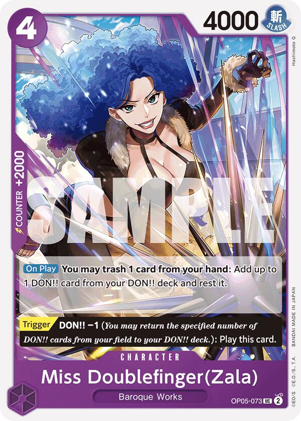Miss Doublefinger(Zala) (Reprint) (OP05-073) - [Premium Booster -The Best-] - Trinity Hobby