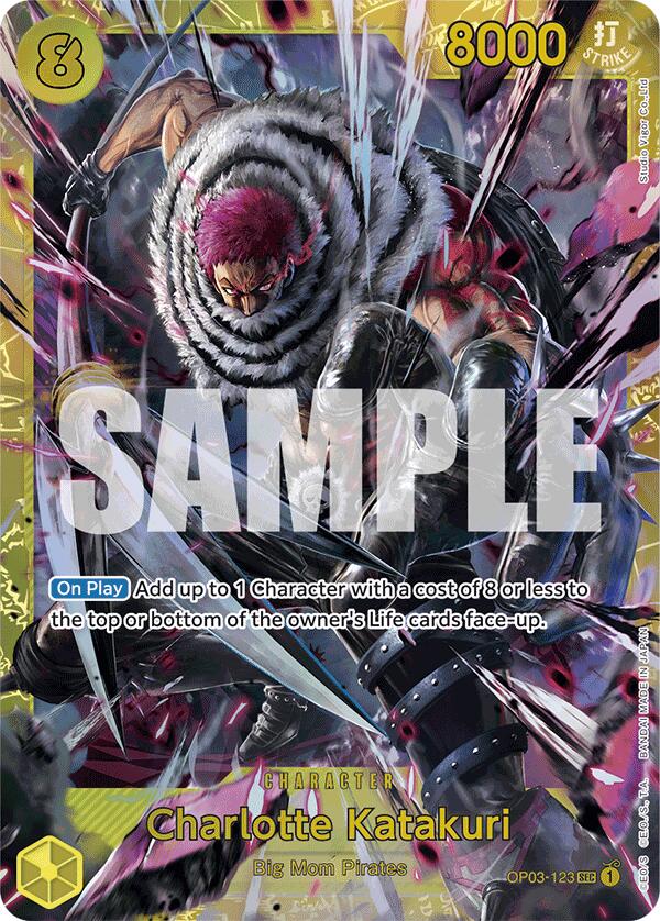 Charlotte Katakuri (Reprint) (OP03-123) - [Premium Booster -The Best-] Foil - Trinity Hobby