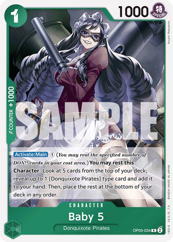 Baby 5 (OP05-034) (Reprint) (OP05-034) - [Premium Booster -The Best-] Foil - Trinity Hobby