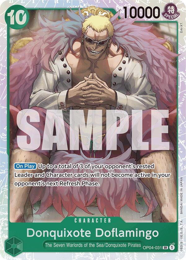 Donquixote Doflamingo (Reprint) (OP04-031) - [Premium Booster -The Best-] Foil - Trinity Hobby