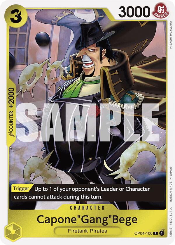 Capone"Gang"Bege (OP04-100) (Reprint) (OP04-100) - [Premium Booster -The Best-] Foil - Trinity Hobby