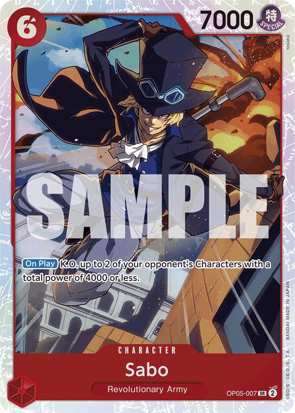 Sabo (OP05-007) (Reprint) (OP05-007) - [Premium Booster -The Best-] Foil - Trinity Hobby
