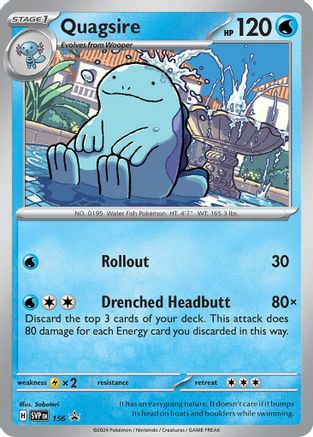 Quagsire (156) [Scarlet & Violet: Black Star Promos] - Trinity Hobby
