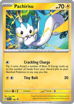 Pachirisu (158) [Scarlet & Violet: Black Star Promos] - Trinity Hobby