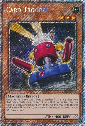 Card Trooper (Platinum Secret Rare) [RA03-EN172] Platinum Secret Rare - Trinity Hobby