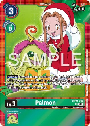Palmon [BT10-046] (Winter Holiday Event 2024) [Xros Encounter] - Trinity Hobby