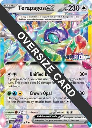 Terapagos ex - (128/142) Holofoil [Jumbo Cards]
