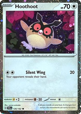 Hoothoot (126/162) (Cosmos Holo) [Scarlet & Violet: Black Star Promos] - Trinity Hobby