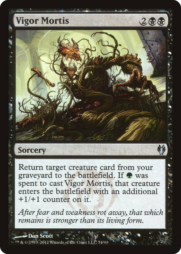 Vigor Mortis (DDJ-074) - [Duel Decks: Izzet vs. Golgari] Foil - Trinity Hobby
