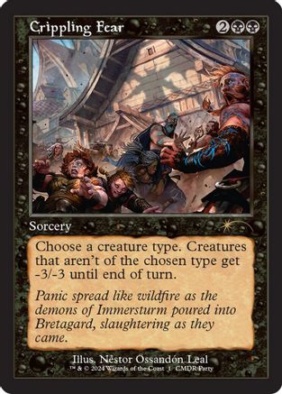 Crippling Fear (Retro Frame) (WPN-001) - [WPN & Gateway Promos] Foil - Trinity Hobby