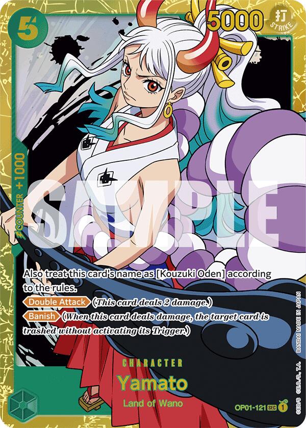Yamato (OP01-121) (Reprint) (OP01-121) - [Premium Booster -The Best-] Foil - Trinity Hobby