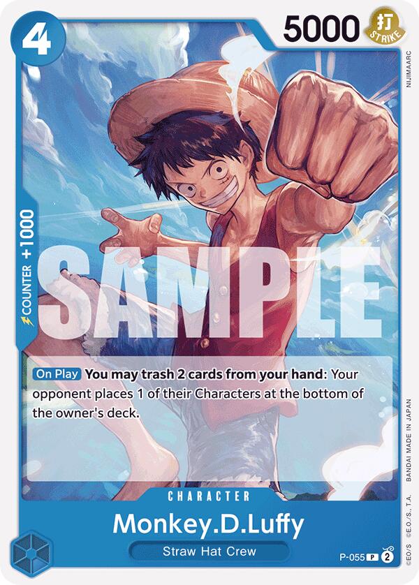 Monkey.D.Luffy (P-055) (Reprint) (P-055) - [Premium Booster -The Best-] - Trinity Hobby