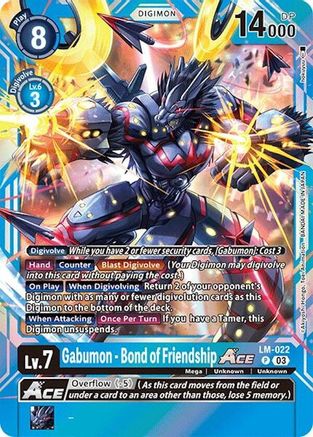 Gabumon [LM-022] - Bond of Friendship ACE [Special Limited Set] - Trinity Hobby