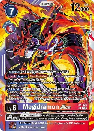 Megidramon ACE [LM-026] [Special Limited Set] - Trinity Hobby