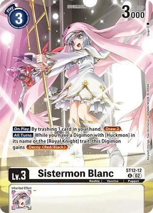 Sistermon Blanc [ST12-12] (Alternate Art) [Special Limited Set] - Trinity Hobby