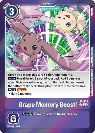 Grape Memory Boost! [LM-038] [Special Limited Set] - Trinity Hobby