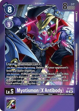 Myotismon [P-145] (X Antibody) (Reprint) [Special Limited Set] - Trinity Hobby