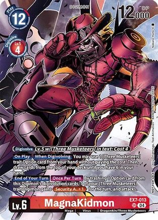 MagnaKidmon [EX7-013] (Alternate Art) (Box Topper) [Special Limited Set] - Trinity Hobby