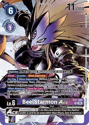 BeelStarmon ACE [EX7-059] (Alternate Art) (Box Topper) [Special Limited Set] - Trinity Hobby