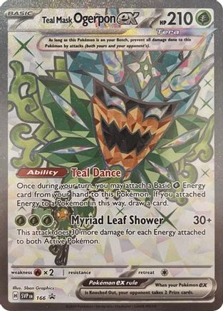 Teal Mask Ogerpon ex (166) [Scarlet & Violet: Black Star Promos] - Trinity Hobby