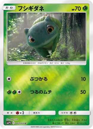 Bulbasaur - 002/024 (Japanese)  002/024 - [smP2 Great Detective Pikachu]