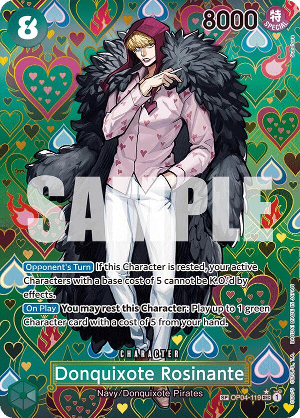 Donquixote Rosinante (SP) (OP04-119) - [Emperors in the New World] Foil