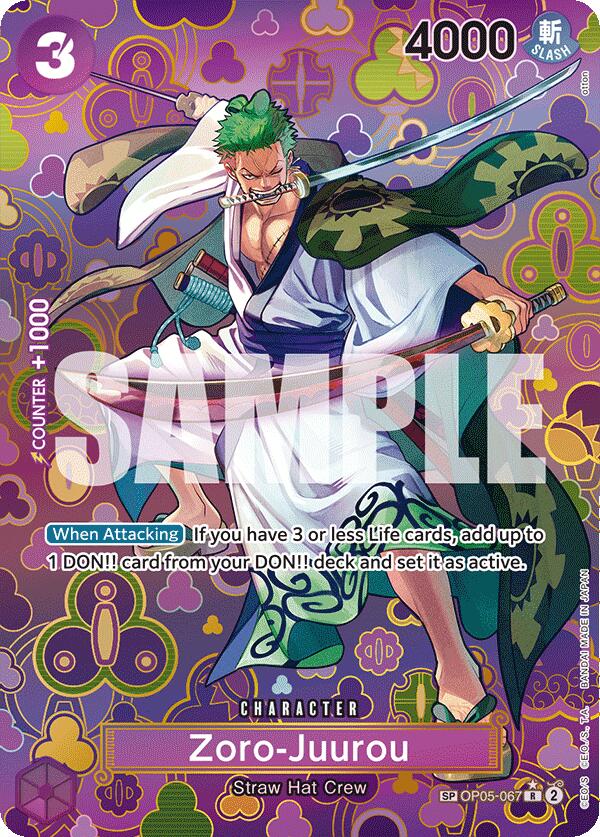 Zoro-Juurou (SP) (OP05-067) - [Emperors in the New World] Foil - Trinity Hobby