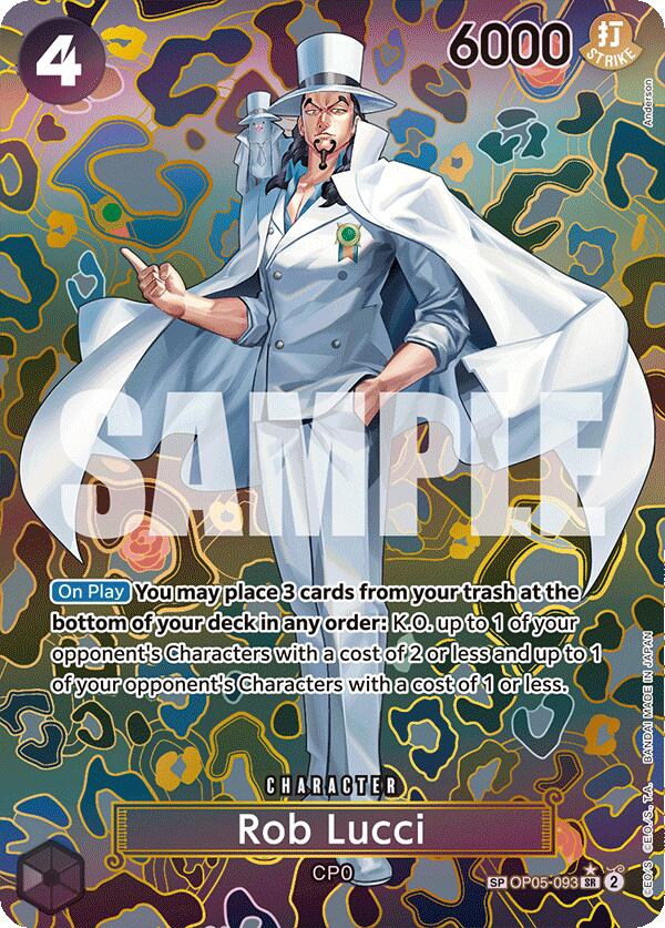 Rob Lucci (SP) (OP05-093) - [Emperors in the New World] Foil - Trinity Hobby