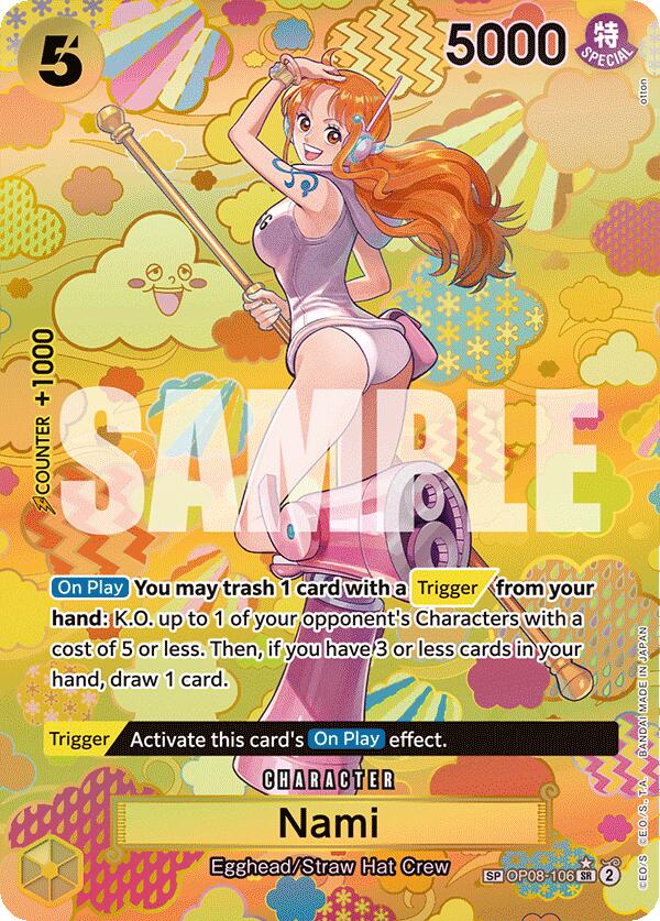 Nami (SP) (OP08-106) - [Emperors in the New World] Foil - Trinity Hobby