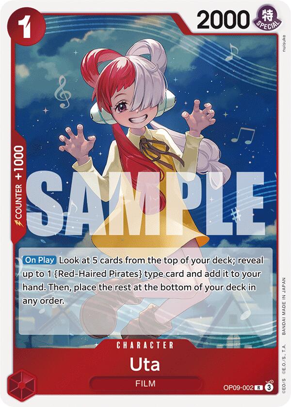 Uta (OP09-002) - [Emperors in the New World] Foil - Trinity Hobby