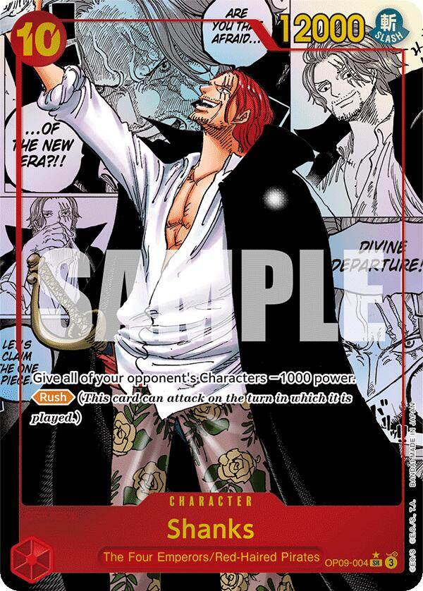 Shanks (004) (Manga) (OP09-004) - [Emperors in the New World] Foil - Trinity Hobby