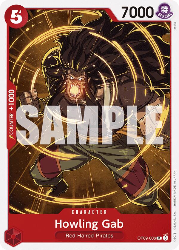 Howling Gab (OP09-006) - [Emperors in the New World] - Trinity Hobby