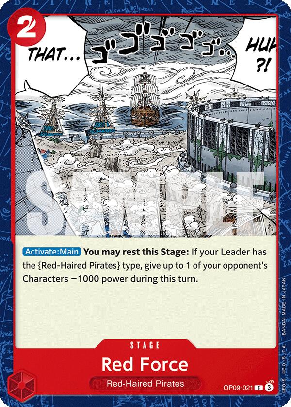 Red Force (OP09-021) - [Emperors in the New World] - Trinity Hobby
