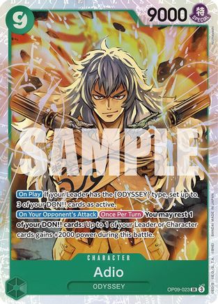 Adio (OP09-023) - [Emperors in the New World] Foil